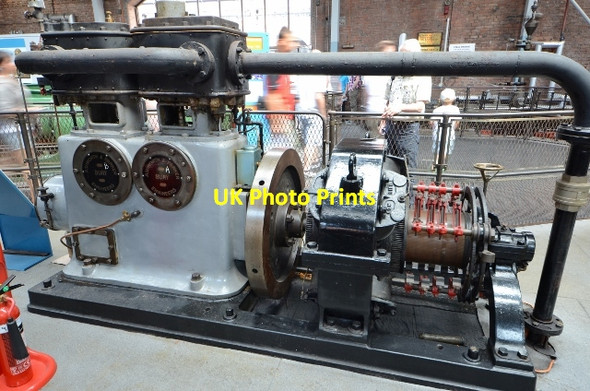 Photo 6"x4" MOSI - Ashworth and Parker engine Manchester c2013