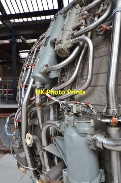 Photo 6"x4" MOSI - RB211 turbofan engine Manchester c2013