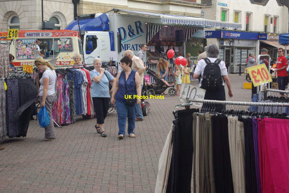 Photo 6"x4" Nuneaton Market Nuneaton c2013