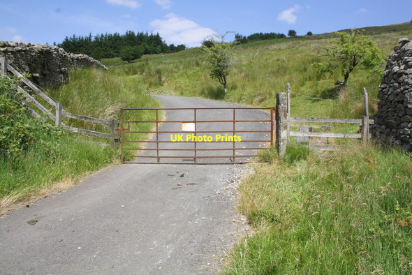Photo 6"x4" Gate across the old Garsdale Road Garsdale\/SD7489 c2013