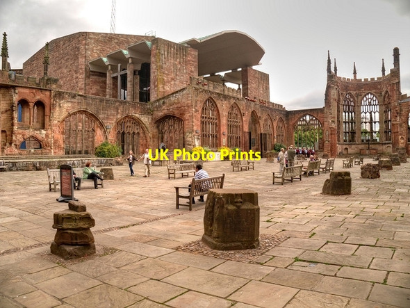 Photo 6"x4" The Ruined Cathedral Church of St Michael (Coventry Cathedral) Coventry c2013