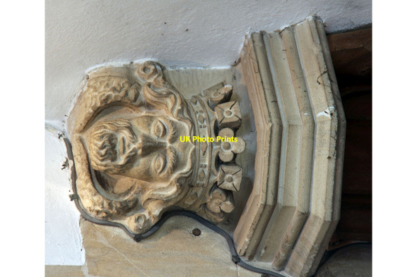 Photo 6"x4" St Mary, Culford - Corbel Culford c2013