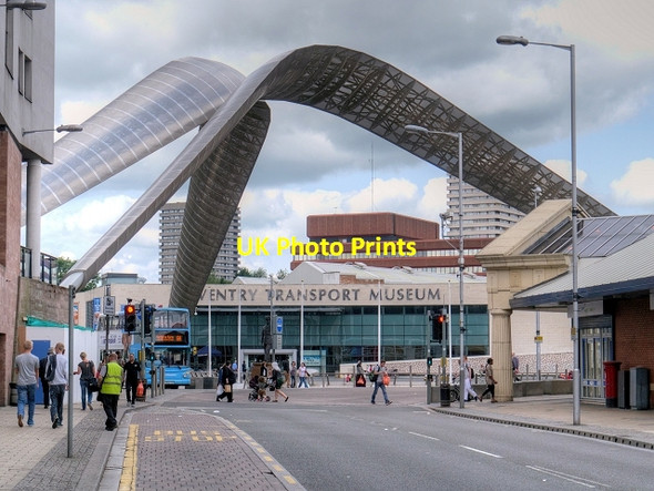 Photo 6"x4" The Whittle Arch and Coventry Transport Museum Coventry c2013