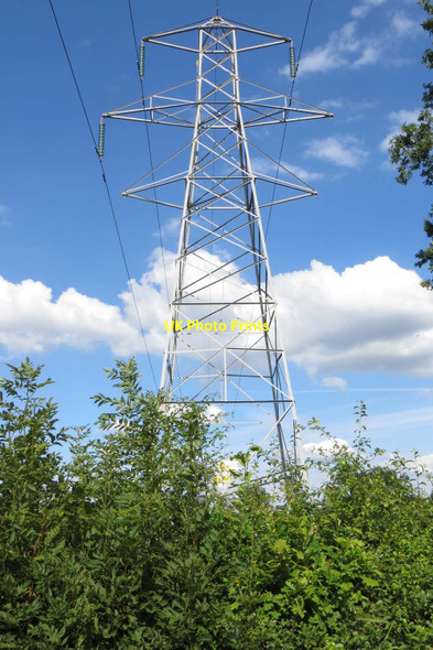 Photo 6"x4" Electricity pylon near Bessels Leigh Bessels Leigh c2013