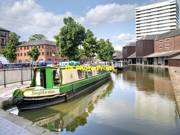 Photo 6"x4" Coventry Canal Basin Coventry c2013