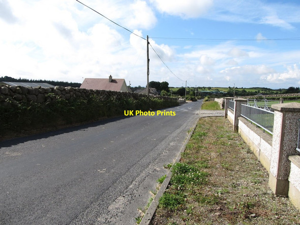 Photo 6"x4" View S-SW along Tullyframe Road Attical c2013