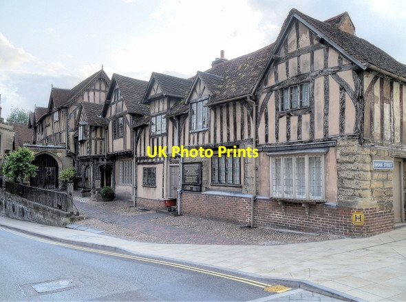Photo 6"x4" Lord Leycester Hospital Warwick c2013