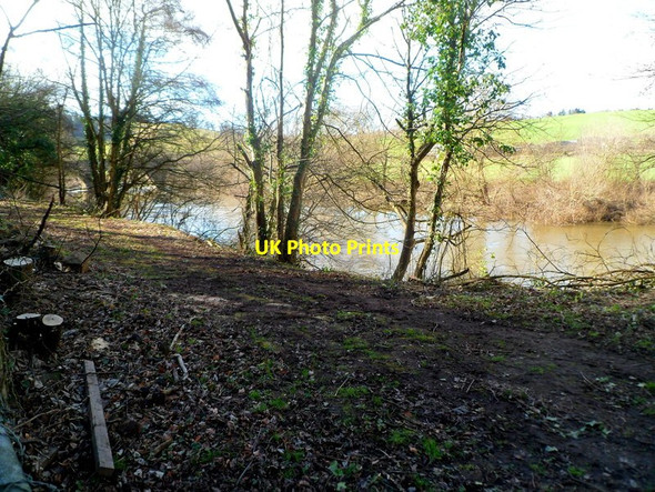 Photo 6"x4" A glimpse of the River Wye near Kerne Bridge Leys Hill\/SO5819 c2012