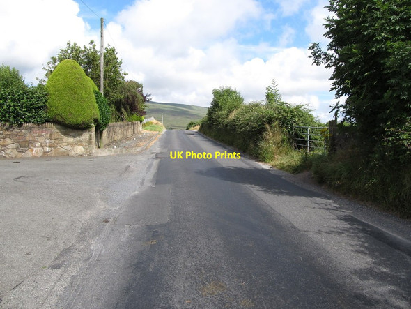 Photo 6"x4" View north along Tullyframe Road Attical c2013