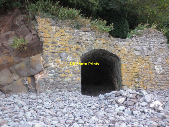Photo 6"x4" Old lime kiln, set in the cliffs near Worthy Worthy\/SS8548 c2013