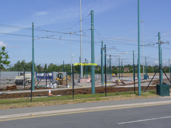 Photo 6"x4" New sidings at Wilkinson Street Tram Depot Nottingham\/SK5641 c2013