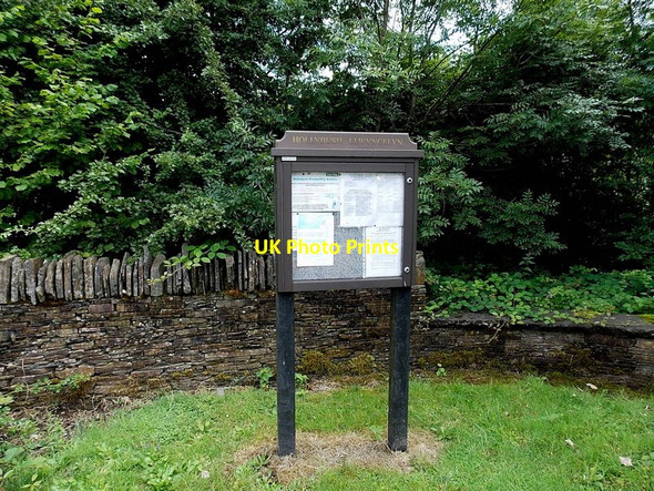 Photo 6"x4" Village noticeboard, Hollybush Cwmsyfiog c2013