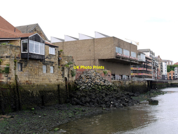 Photo 6"x4" Riverside below North Shield Ferry Landing Stage Meadow Well c2013
