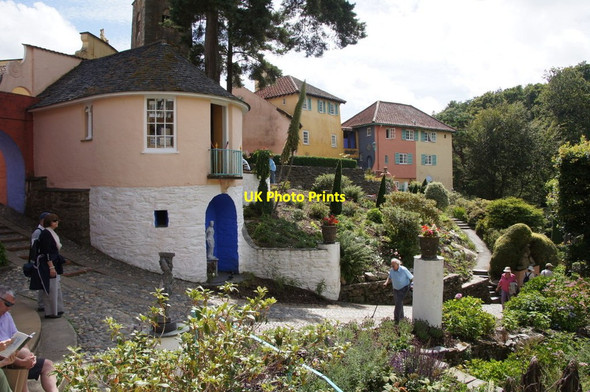 Photo 6"x4" Above Battery Square, Portmeirion Porthmadog c2013