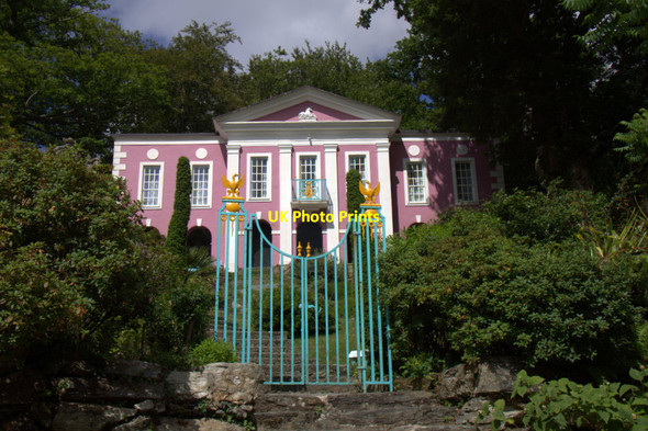 Photo 6"x4" Large house above the Piazza, Portmeirion Porthmadog c2013