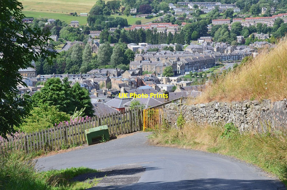 Photo 6"x4" Steeply down to Hawick Hawick c2013