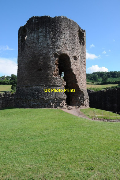 Photo 6"x4" Round Tower of Skenfrith Castle Skenfrith c2013