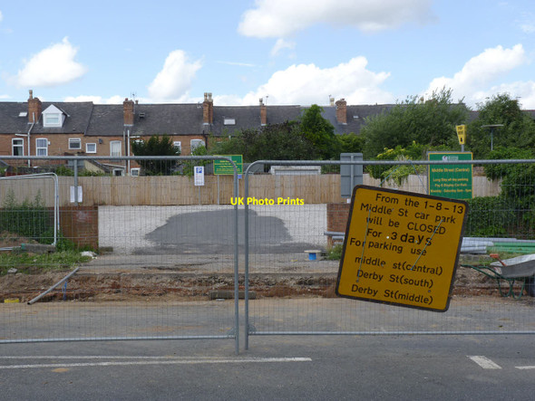 Photo 6"x4" Car Park closure Beeston\/SK5236 c2013