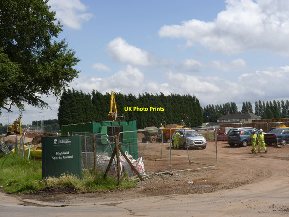 Photo 6"x4" Highfields Sports Ground entrance Beeston\/SK5236 c2013