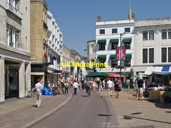 Photo 6"x4" Cambridge, Market Street Cambridge\/TL4658 c2013