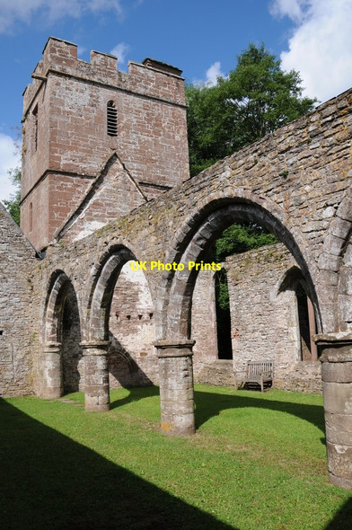 Photo 6"x4" Ruins of Llanwarne church Llanwarne c2013