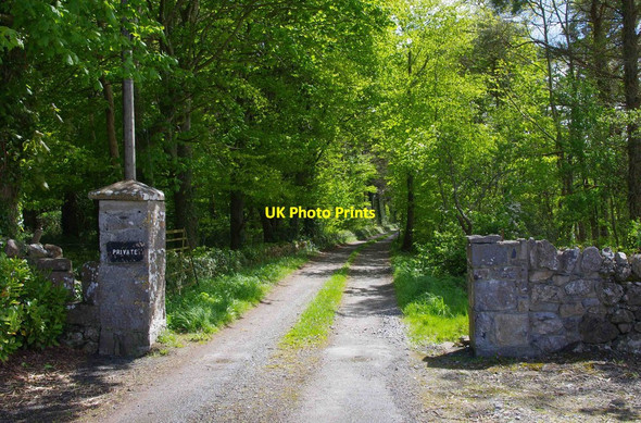 Photo 6"x4" End of the public road at Luska Pier, Co. Tipperary Coolbaun c2013