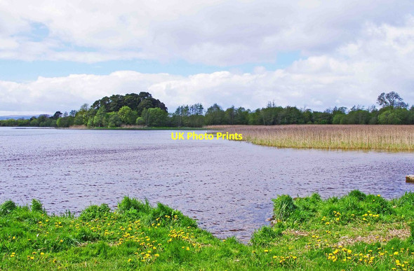 Photo 6"x4" Lough Derg and Cameron Island, near Luska Pier, Co. Tipperary Coolbaun c2013