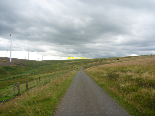 Photo 6"x4" East Lothian Landscape : On a Road Over The Lammermuirs High Wood\/NT6871 c2013