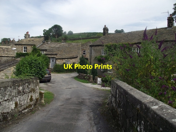 Photo 6"x4" Stone cottages in Hebden Hebden c2013