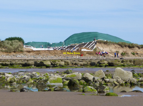 Photo 6"x4" Archaeology dig Amble c2013