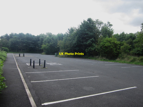 Photo 6"x4" Car park at East Ord Picnic Area Berwick-upon-Tweed c2013
