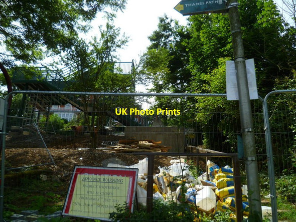 Photo 6"x4" Orange Way after Wiltshire (317) Mapledurham c2013