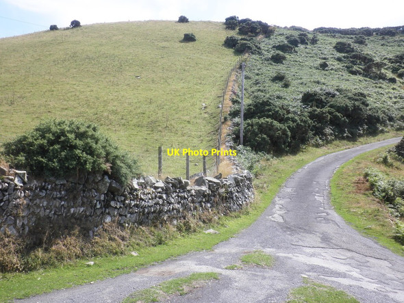 Photo 6"x4" Private road to Countisbury Common and the A39 Countisbury c2013