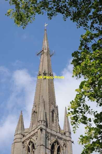 Photo 6"x4" Spire of St Wulfram's Church Grantham c2013