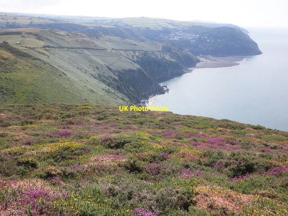 Photo 6"x4" View towards the Lyn Mouth Lynton c2013