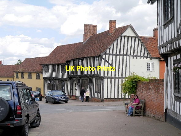 Photo 6"x4" Church Street, Lavenham Lavenham c2013