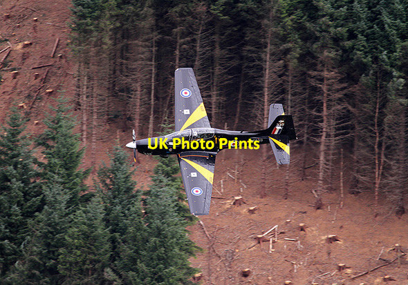 Photo 6"x4" A low flying RAF Tucano at Paper Hill Paper Hill\/NT2117 c2013
