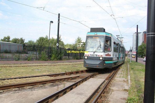 Photo 6"x4" Media City tramway junction Salford\/SJ8098 c2013