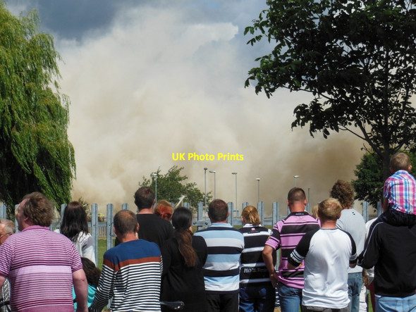 Photo 6"x4" Demolition of Ashthorpe Flats Cottingham\/TA0432 c2013