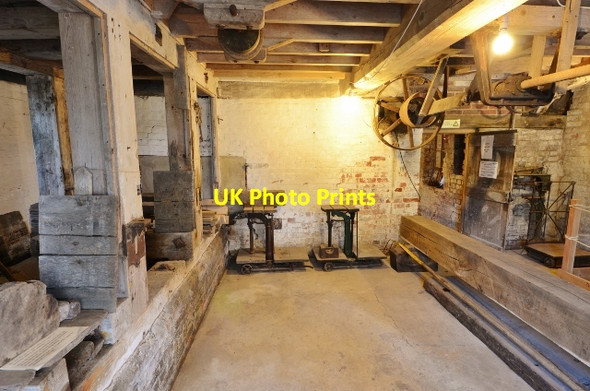 Photo 6"x4" Alderford Street Mill - Steam driven stones Cobbs Fenn c2013