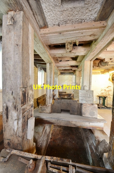 Photo 6"x4" Alderford Street Mill - Steam driven stones Cobbs Fenn c2013 P1