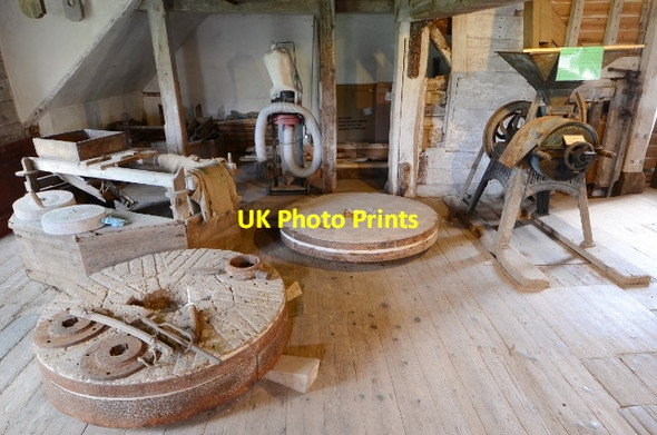 Photo 6"x4" Alderford Street Mill - Steam driven stones Cobbs Fenn c2013