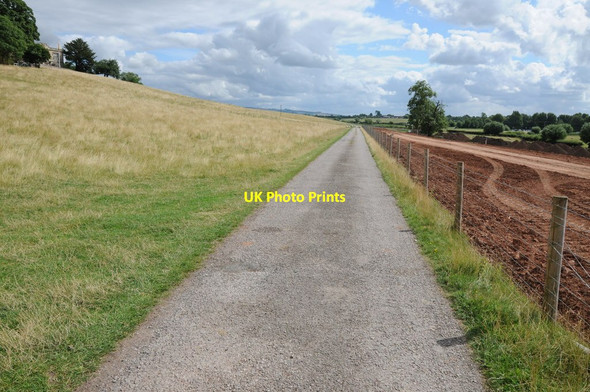 Photo 6"x4" Drive to houses on The Mythe Tewkesbury c2013