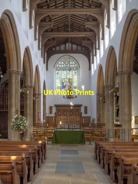 Photo 6"x4" Nave and Chancel, St Mary's Church Woodbridge Woodbridge\/TM2649 c2013
