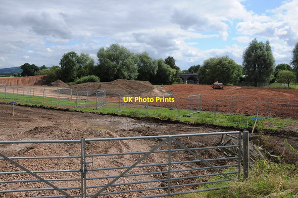 Photo 6"x4" Removal of an old railway embankment at Tewkesbury Tewkesbury c2013