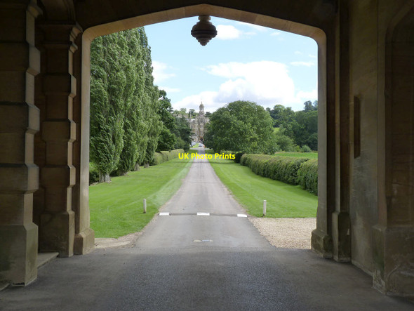 Photo 6"x4" The Manor from the gatehouse Harlaxton c2013