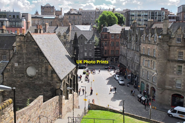 Photo 6"x4" Steps down and steps up, Grassmarket Edinburgh Edinburgh c2013