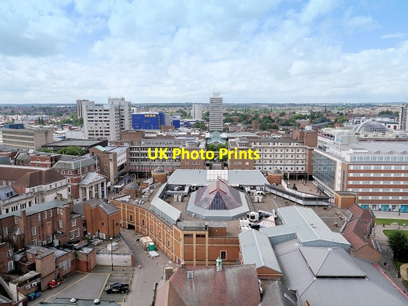 Photo 6"x4" A View of Coventry from St Michael's Tower Coventry c2013