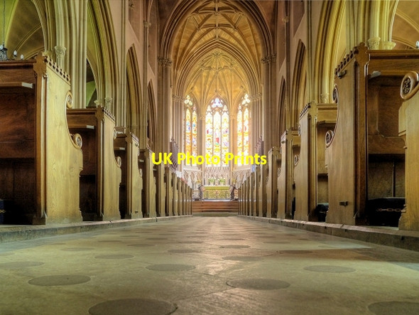 Photo 6"x4" St Peter's Church, Interior View Hampton Lucy c2013