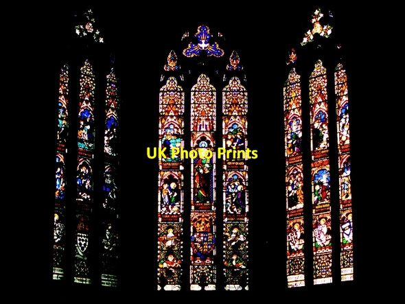 Photo 6"x4" Hampton Lucy Church, East Window Hampton Lucy c2013